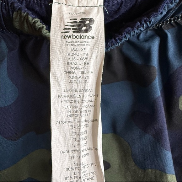 New Balance Camo Print Running Shorts Size XS GUC - Picture 5 of 6
